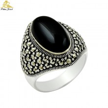 Gümüş Markazit Yüzük